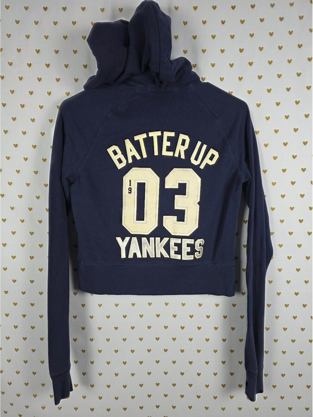 Victoria’s Secret PINK Yankees Batter Up 03 MLB Zip Hoodie Small 5th & Ocean